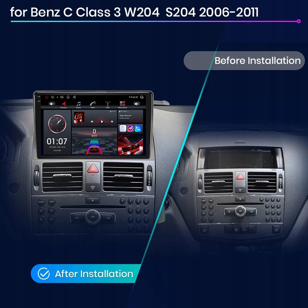 RADIO ANDROID 13 MERCEDES W204 2007-2010 ANDROID AUTO CARPLAY WIFI 4GB/64GB Brand no brand