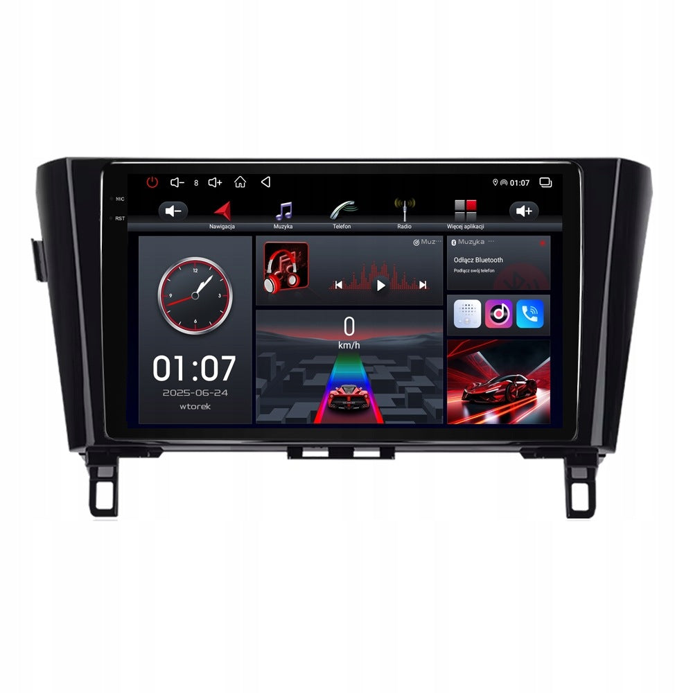 RADIO ANDROID 13 NISSAN QASHQAI J11 2013-2017 ANDROID AUTO CARPLAY 4GB/64GB Manufacturer code 778233609337