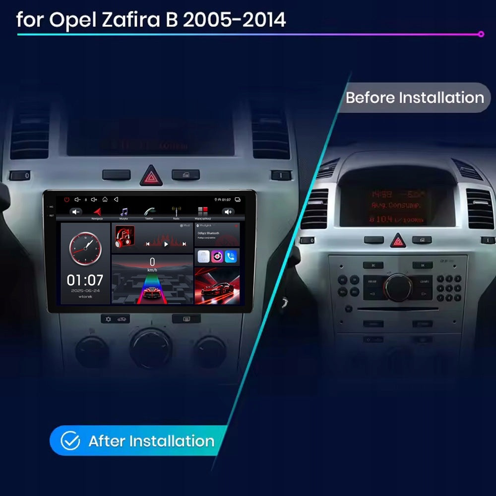 RADIO ANDROID 13 OPEL ZAFIRA B 2005-2014 ANDROID AUTO CARPLAY BT 4GB/64GB Brand KOVANDA