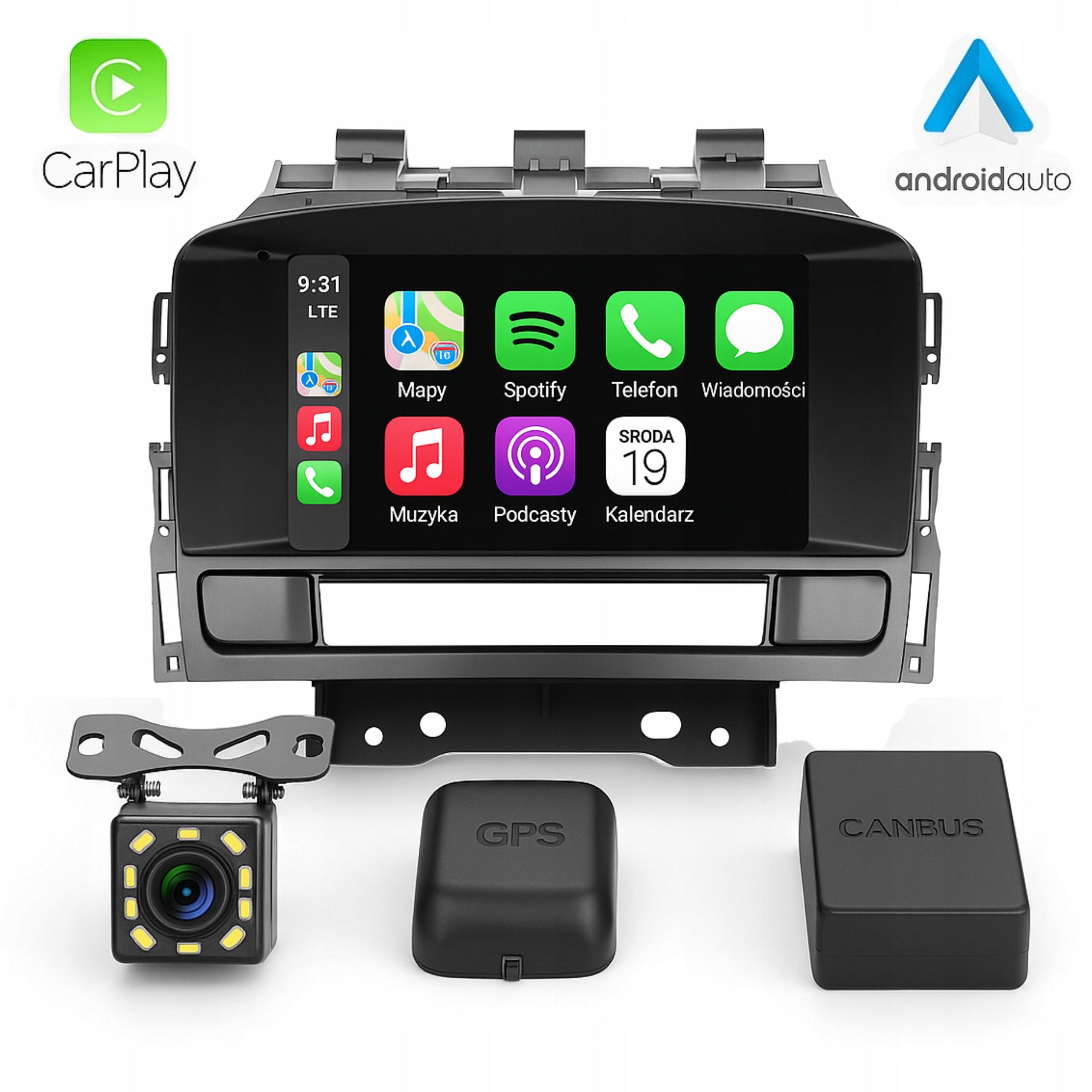 RADIO ANDROID NAVIGATION FOR OPEL ASTRA J GPS WIFI CARPLAY BLUETOOTH 6GB RAM