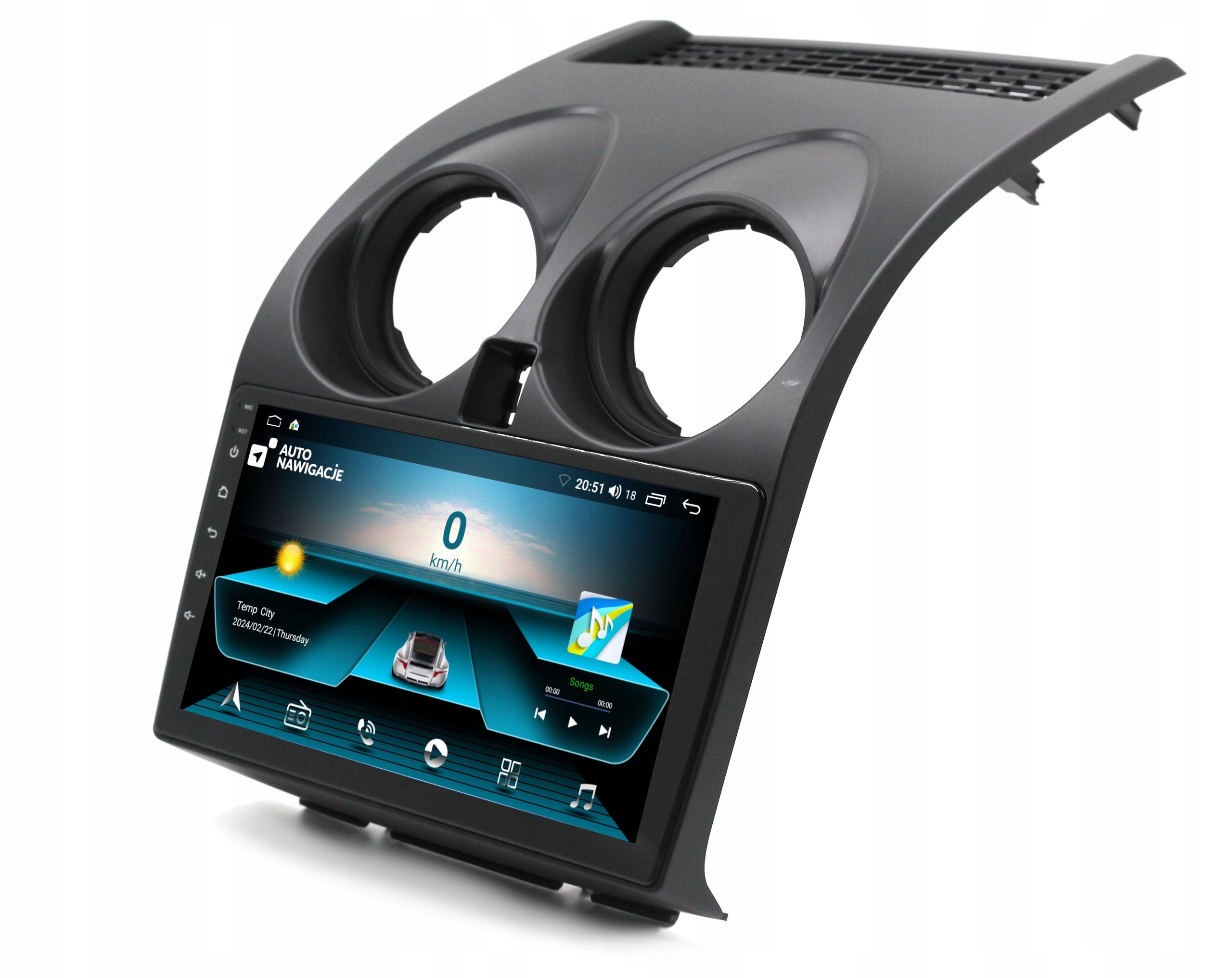 RADIO ANDROID NAVIGATION NISSAN QASHQAI 2006-2013 CARPLAY 2GB 64GB + CAMERA Manufacturer code 5904316110802