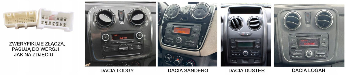 RADIO DASH DUSTER 2012-2022 ANDROID-AUTO CARPLAY USB MP3 BLUETOOTH Packaging status original