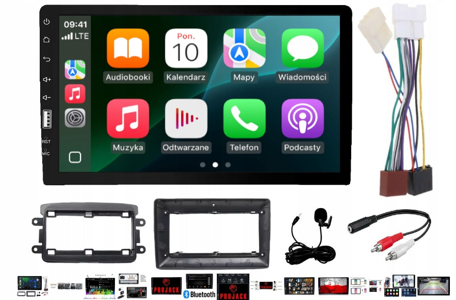 RADIO DASH DUSTER 2012-2022 ANDROID-AUTO CARPLAY USB MP3 BLUETOOTH