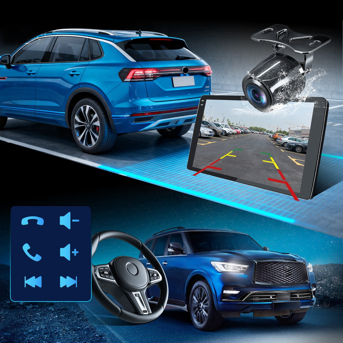 RADIO FIAT 500 2007-2015 9" ANDROID 15 4+64GB CARPLAY WIFI GPS + AHD CAMERA Manufacturer code RAH3125