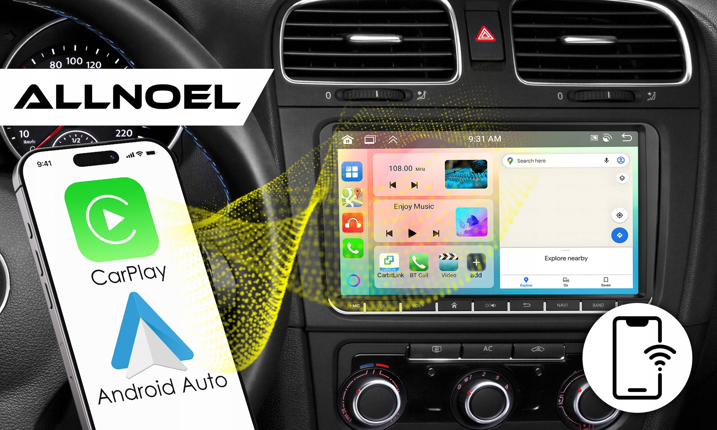 RADIO FOR VOLKSWAGEN SEAT SKODA VW PASSAT B6 B7 GOLF 5 V 6 ANDROID WIFI 9" Manufacturer code Radio do VOLKSWAGEN SEAT SKODA