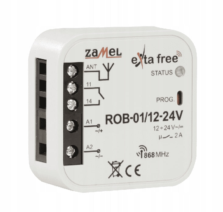 RADIO GATE RECEIVER ROB-01/12-24V Manufacturer code ROB-01/12-24V