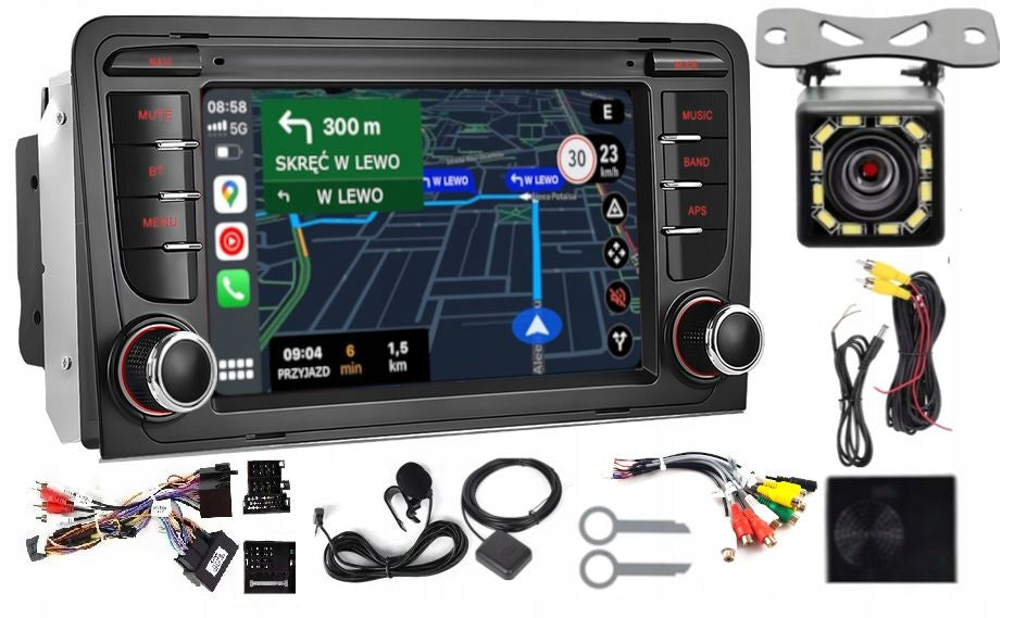RADIO GPS ANDROID CARPLAY BLUETOOTH WIFI AUDI A3 8P 2003-2012 2GB 64GB