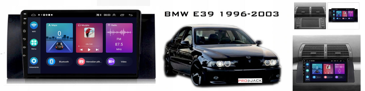 RADIO GPS ANDROID NAVIGATION BT BMW E39 1996-2003 WIFI CARPLAY 4GB 64GB Manufacturer code Q8 028/514