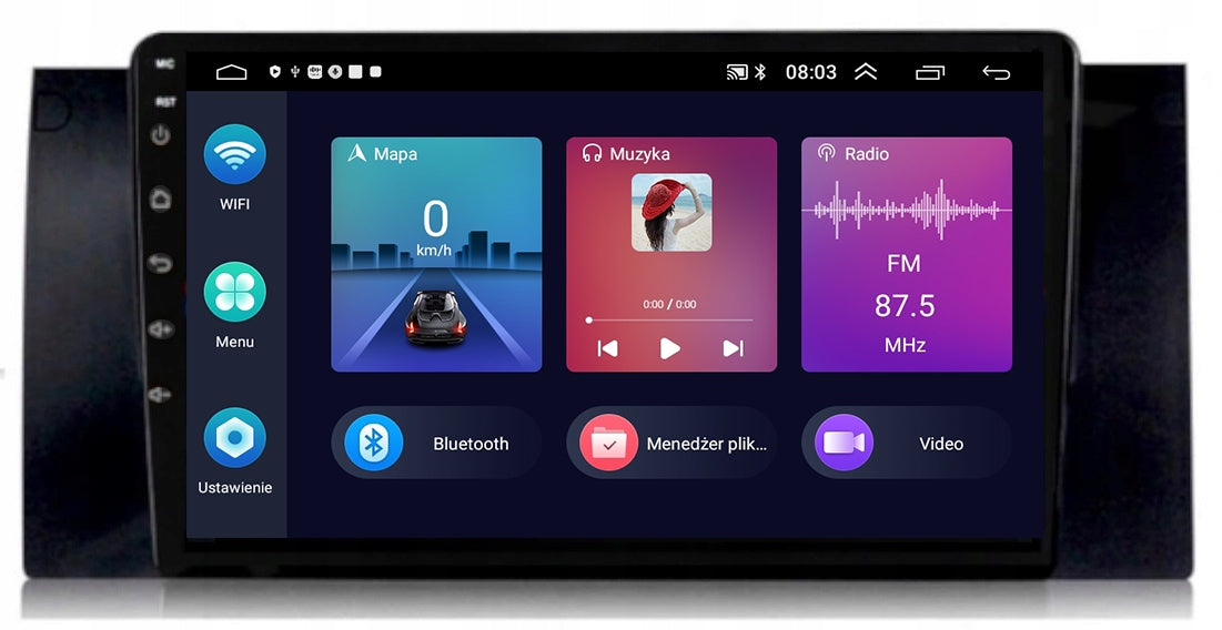 RADIO GPS ANDROID NAVIGATION BT BMW E39 1996-2003 WIFI CARPLAY 4GB 64GB