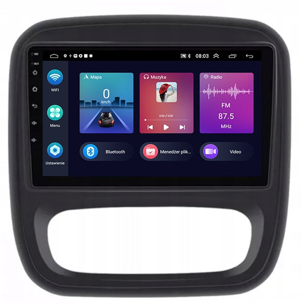RADIO GPS ANDROID NAVIGATION BT OPEL VIVARO 2014-2021 CARPLAY 4GB 64GB