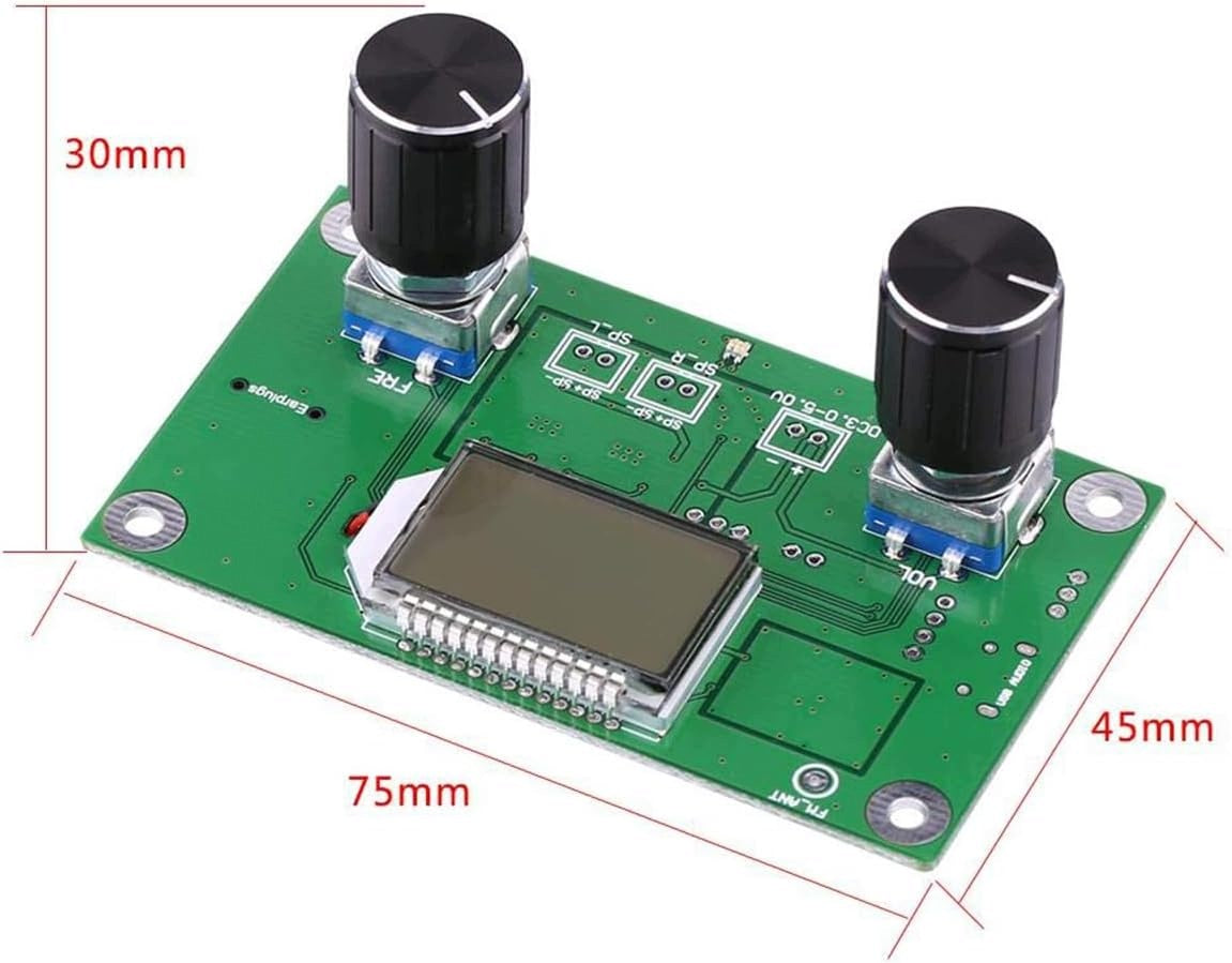 RADIO MODULE FM STEREO DIGITAL DISPLAY DSP RECEIVER SOUND DURABLE Brand no brand