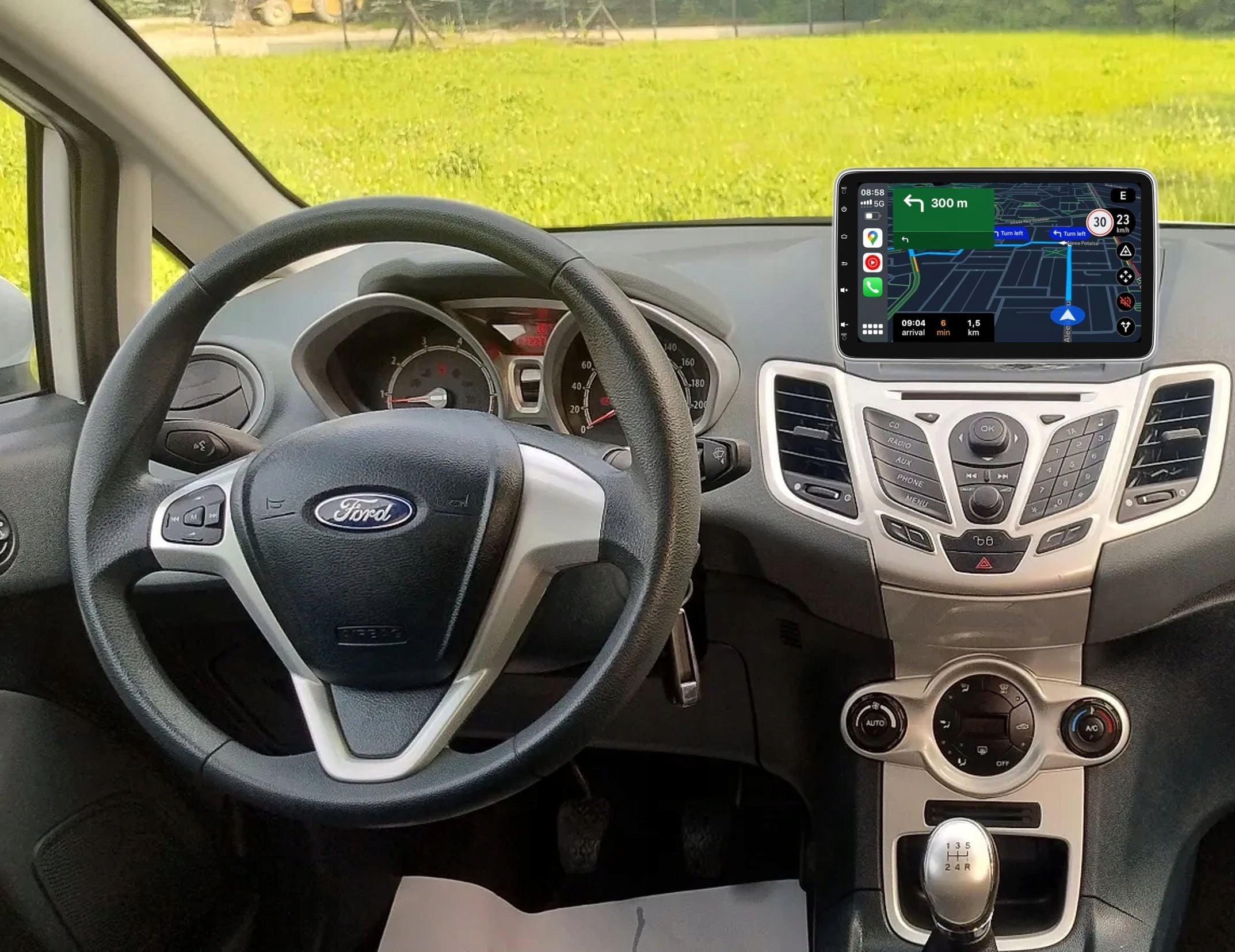 RADIO NAVIGATION ANDROID FORD FIESTA 2009-2017 WIFI CARPLAY 2GB 64GB Manufacturer code Y2
