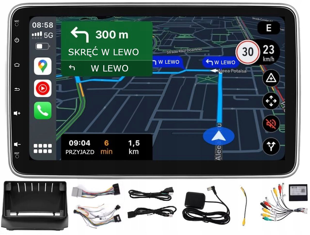 RADIO NAVIGATION ANDROID FORD FIESTA 2009-2017 WIFI CARPLAY 2GB 64GB