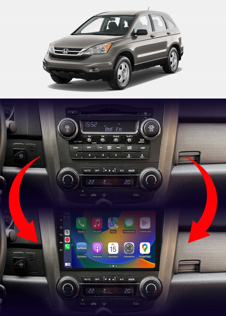 RADIO NAVIGATION ANDROID RS-305 Honda CR-V III 2006-2012 2GB 9" Packaging status original