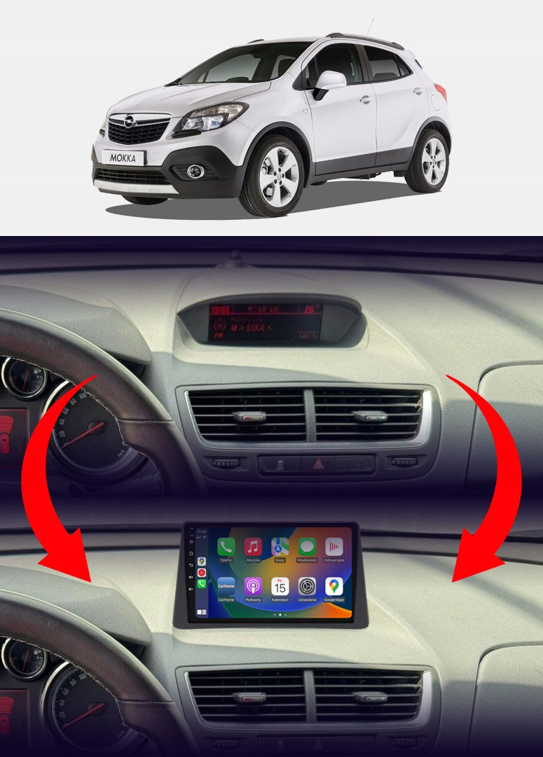 RADIO NAVIGATION ANDROID RS-305 Opel Mokka 2012-2016 2GB 9" Packaging status original