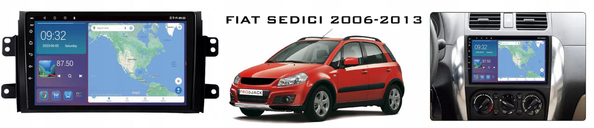 RADIO NAVIGATION GPS FIAT SEDICI 2006-2013 CARPLAY ANDROID AUTO 4GB 64GB Manufacturer code A6PRO