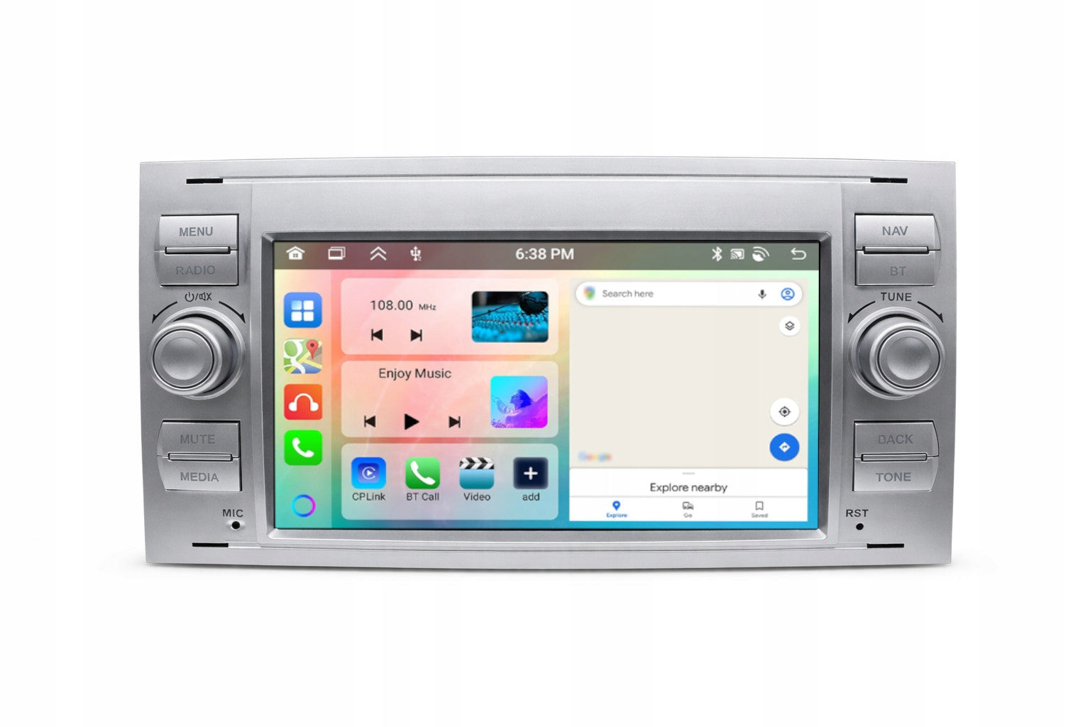 RADIO NAVIGATION GPS FORD KUGA 2008-2012 ANDROID CARPLAY 6/128 GB