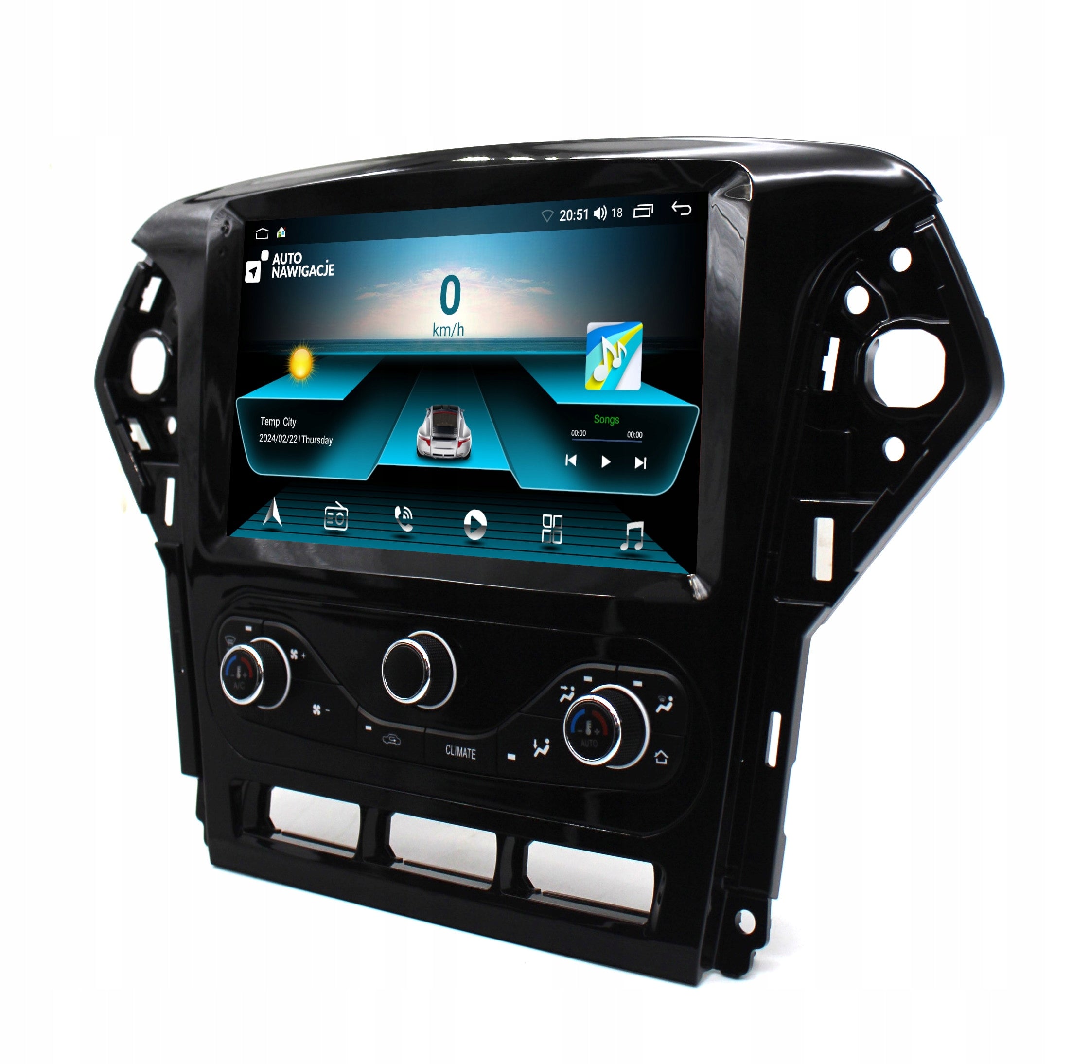 RADIO NAVIGATION GPS FORD MK4 2010-2014 ANDROID CARPLAY 2/64 GB Brand SMART-AUTO