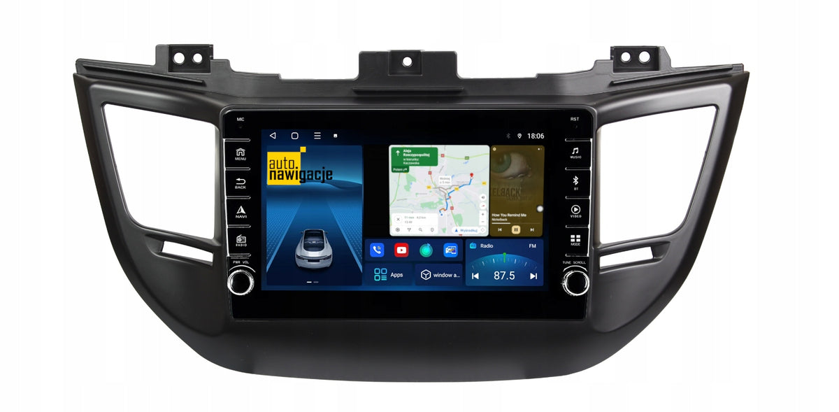 RADIO NAVIGATION GPS HYUNDAI TUCSON 2015-2018 ANDROID CARPLAY 8/128 GB