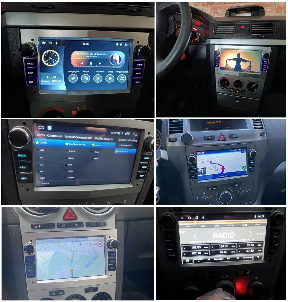 RADIO NAVIGATION GPS OPEL ASTRA H 2004-2009 USB WIFI BT CARPLAY 4/64GB Brand Projack