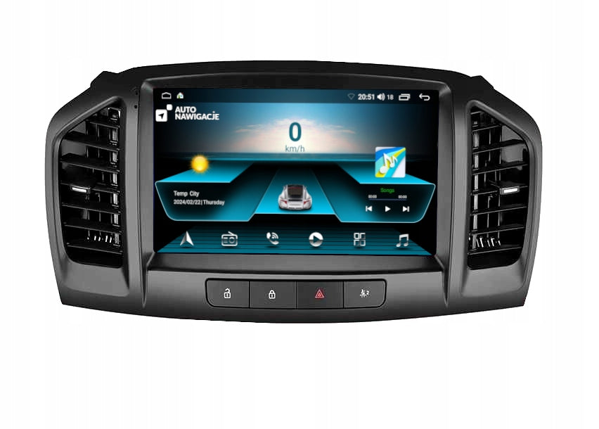 RADIO NAVIGATION GPS OPEL INSIGNIA 2008-2013 ANDROID