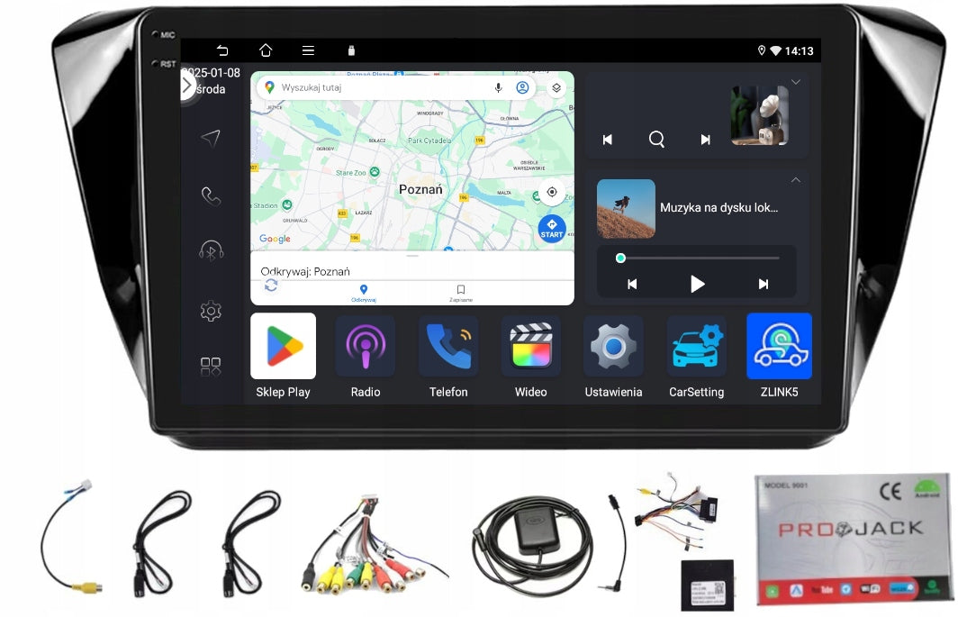 RADIO NAVIGATION GPS SKODA SUPERB 2015-2019 WIFI CARPLAY USB 4GB 64GB