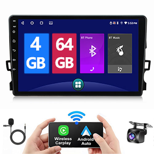 RADIO NAVIGATION TOYOTA AURIS 2006-2012 ANDROID AUTO CARPLAY 4GB 64GB