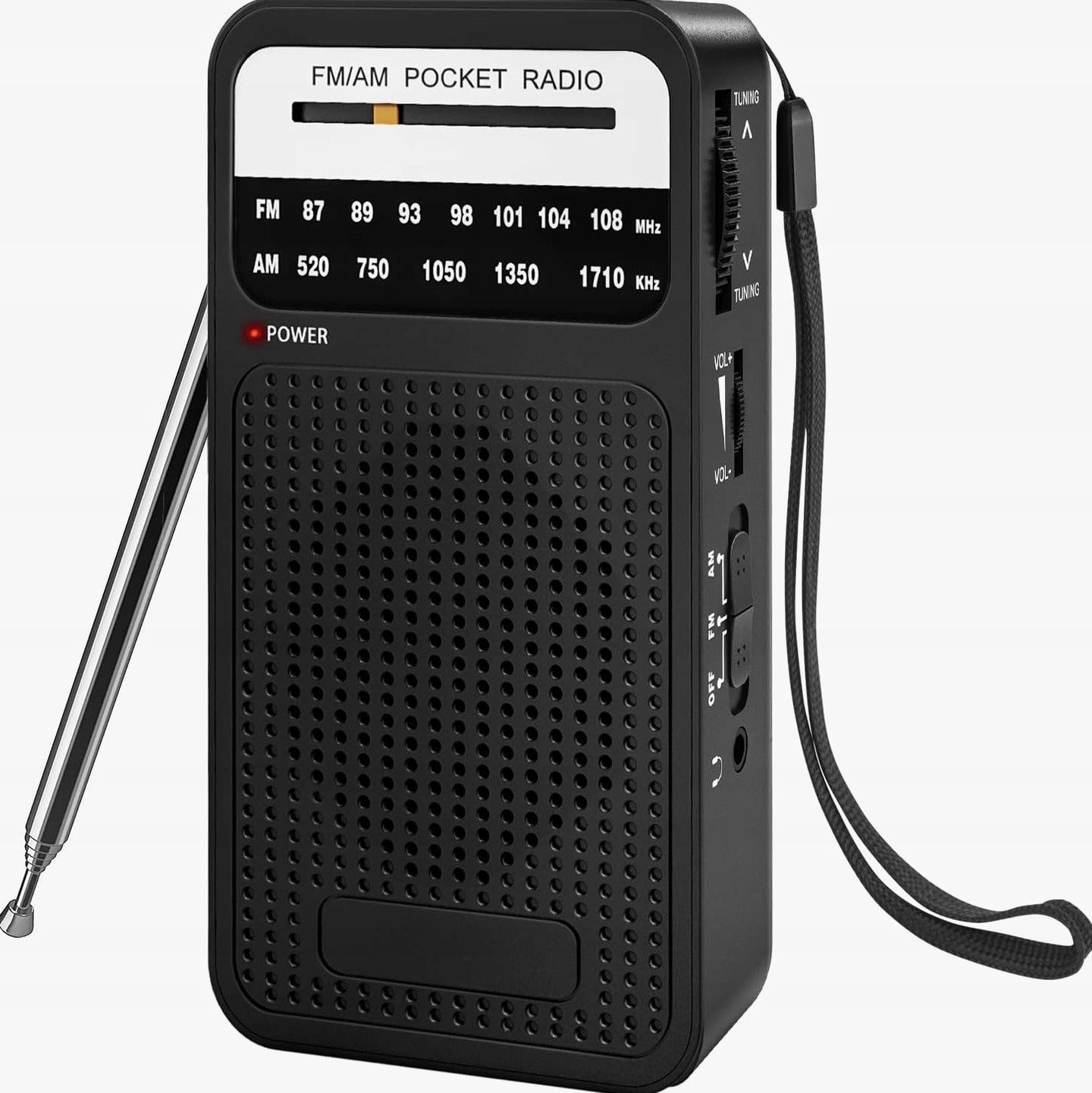 RADIO PORTABLE ANALOG POCKET EMERGENCY STEREO DSP