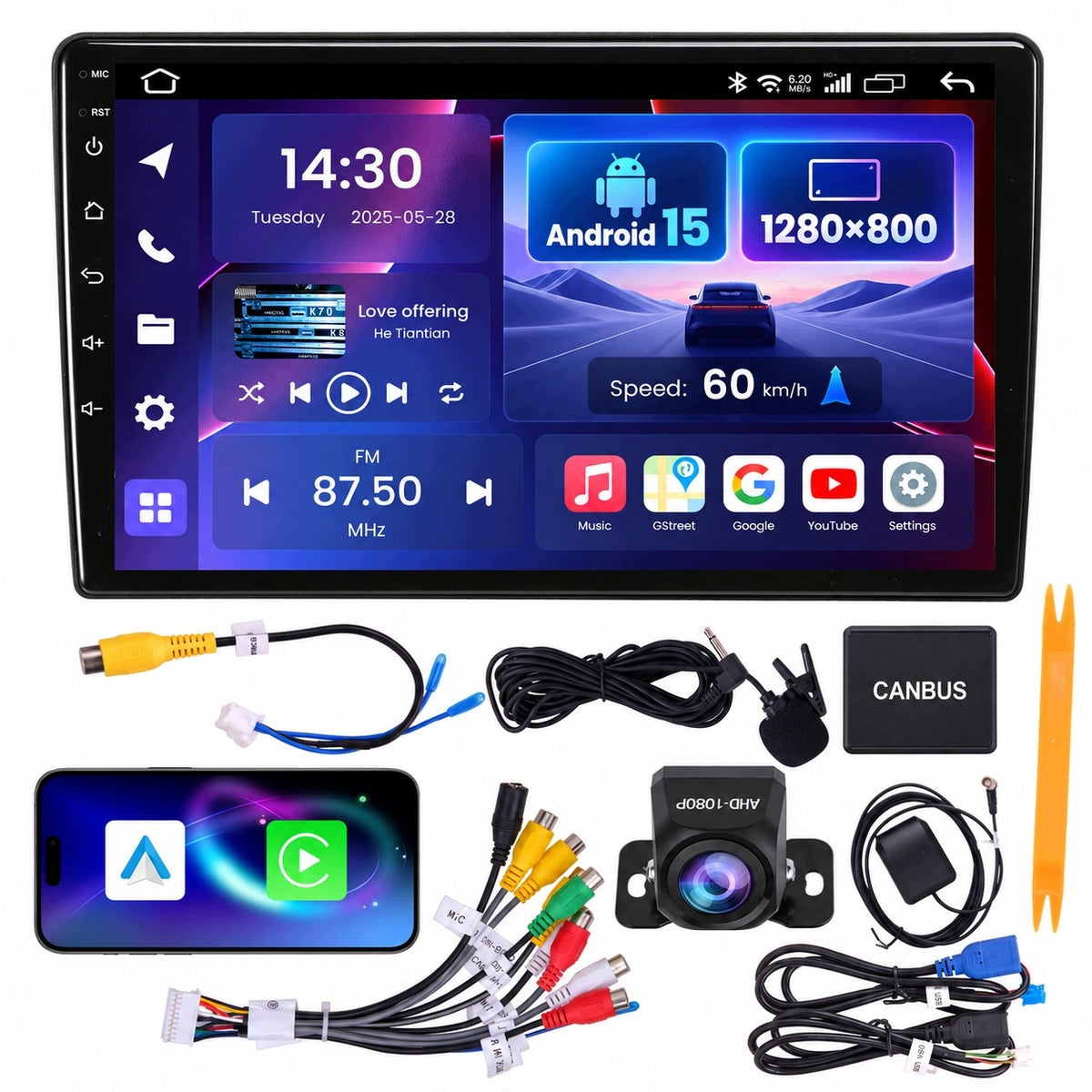 RADIO SKODA OCTAVIA 2004-2013 10" ANDROID 15 4+64GB CARPLAY WIFI CAMERA AHD