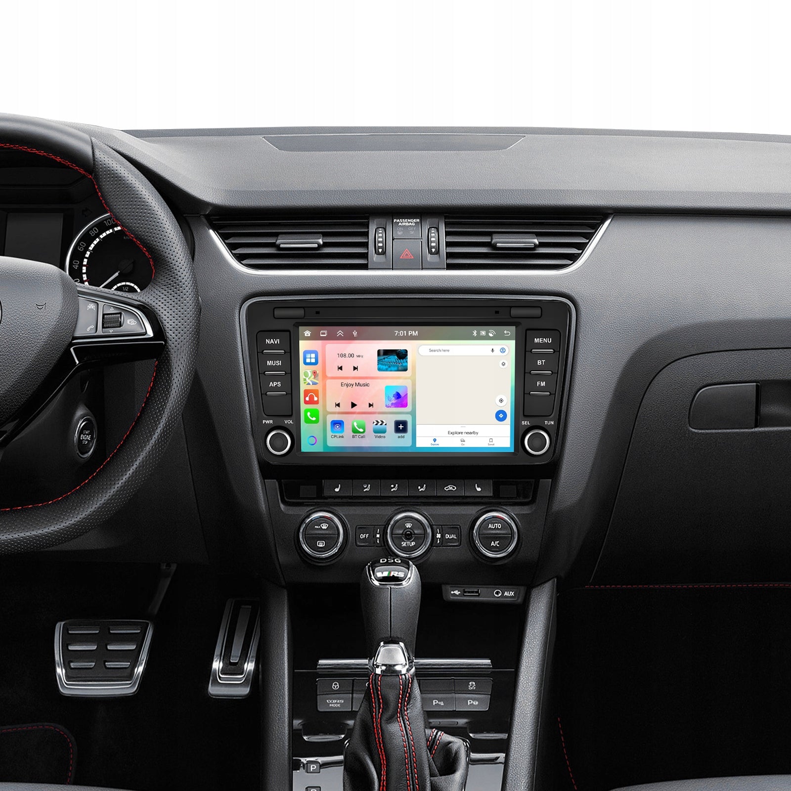RADIO SKODA OCTAVIA II MK2 ROOMSTER YETI RAPID SUPERB ANDROID WIFI CARPLAY Manufacturer code RADIO NAWIGACJA BLUETOOTH WIFI SKODA 4GB RAM