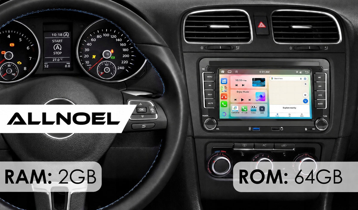 RADIO for VOLKSWAGEN SEAT SKODA VW PASSAT B6 B7 GOLF 5 V 6 ANDROID WiFi GPS Packaging status original