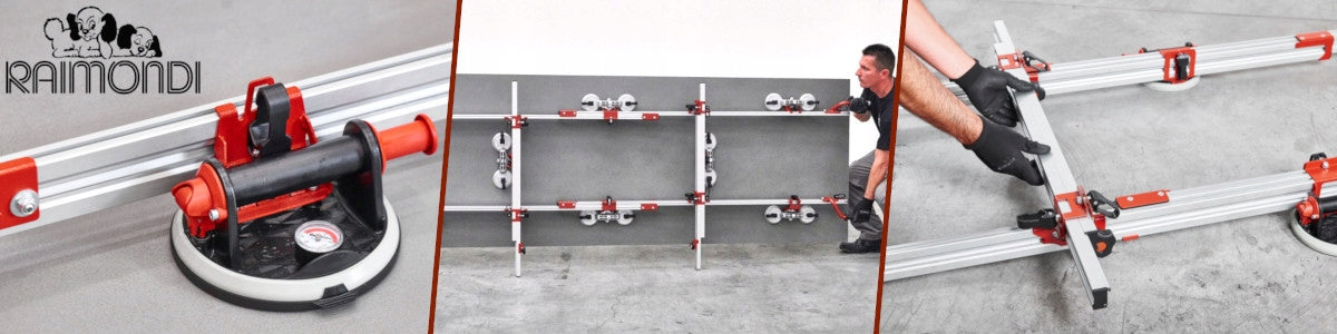 RAIMONDI Vacuum suction cup for tiles 175mm electric piston RV175 Packaging status original