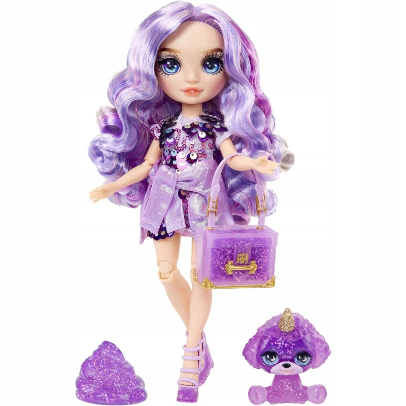 RAINBOW HIGH VIOLET WILLOW DOLL PURPLE SET PET SLIME ACCESSORIES Brand Rainbow High