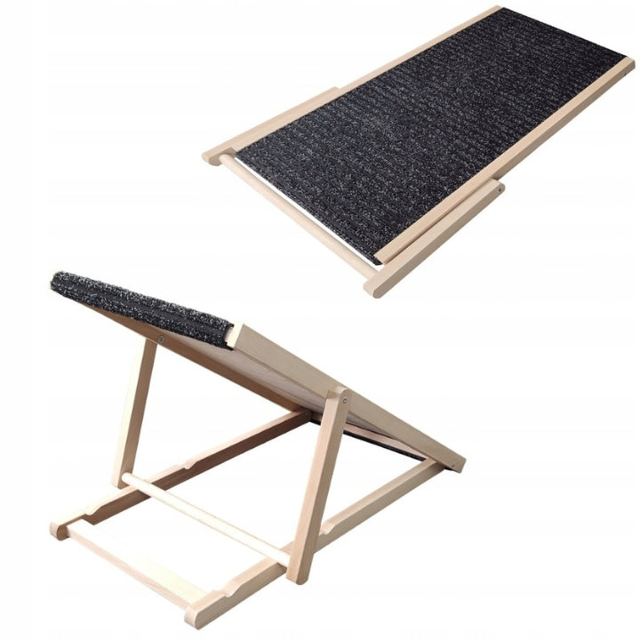RAMP STAIRS PLATFORM FOLDING FOR ENTRY ADJUSTABLE FOR DOG CAT ANIMALS Brand Zaxer