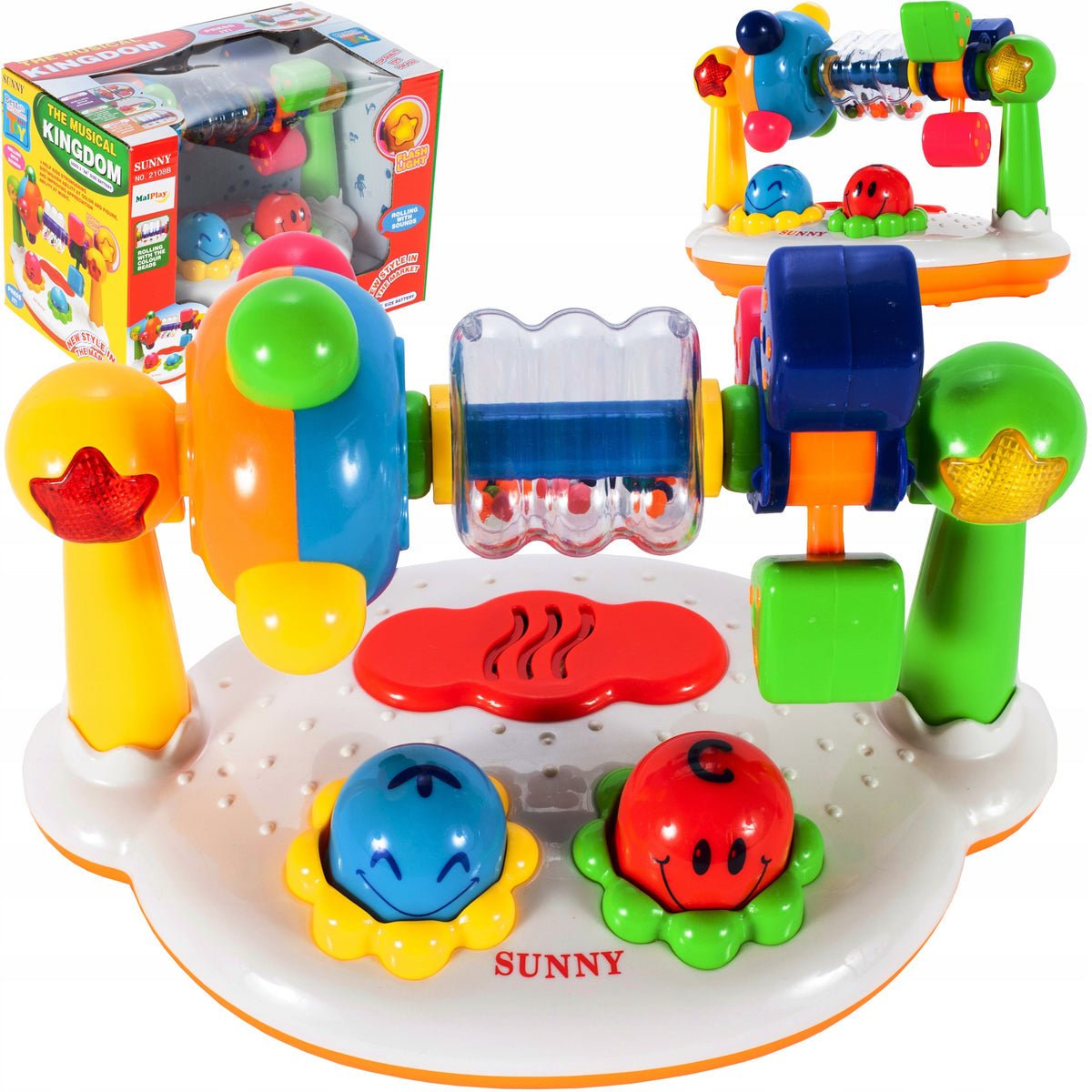 RATTLE INTERACTIVE MUSICAL KINGDOM SOUND BABY TOY