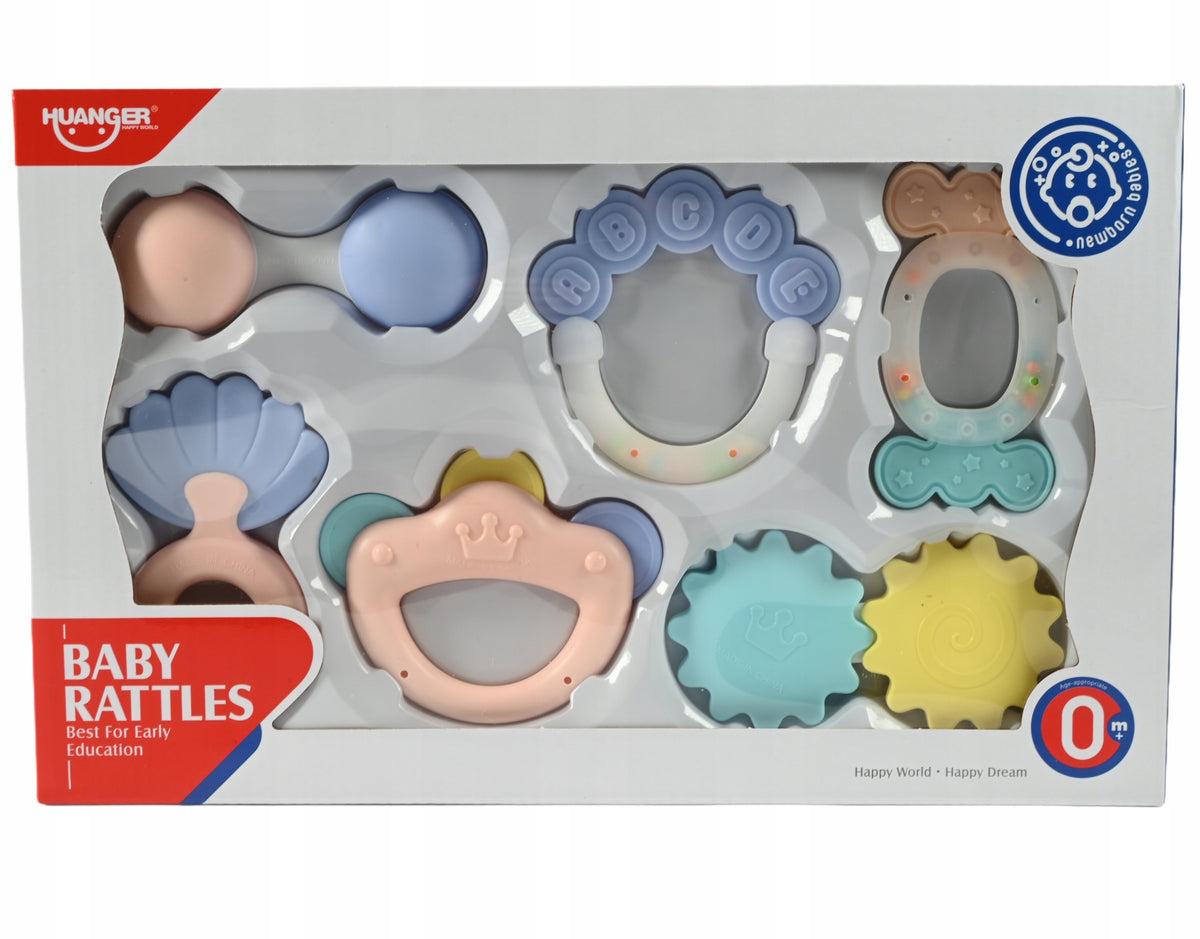 RATTLES SENSORY TOYS FOR BABY RATTLE SET 6PCS