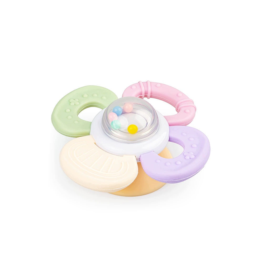 RATTLING CLOVER with suction cup Giligums Brand GiliGums
