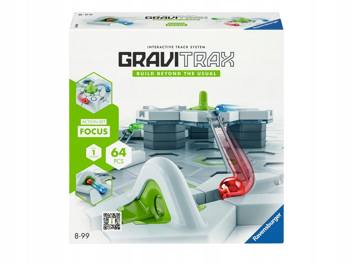 RAVENSBURGER GRAVITRAX Action-Set FOCUS LOGIC GAME 64 el. Manufacturer code 26812