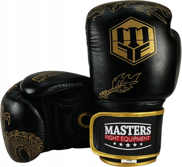 RBT-DRAGON Boxing Gloves Genuine Leather 12 oz Masters