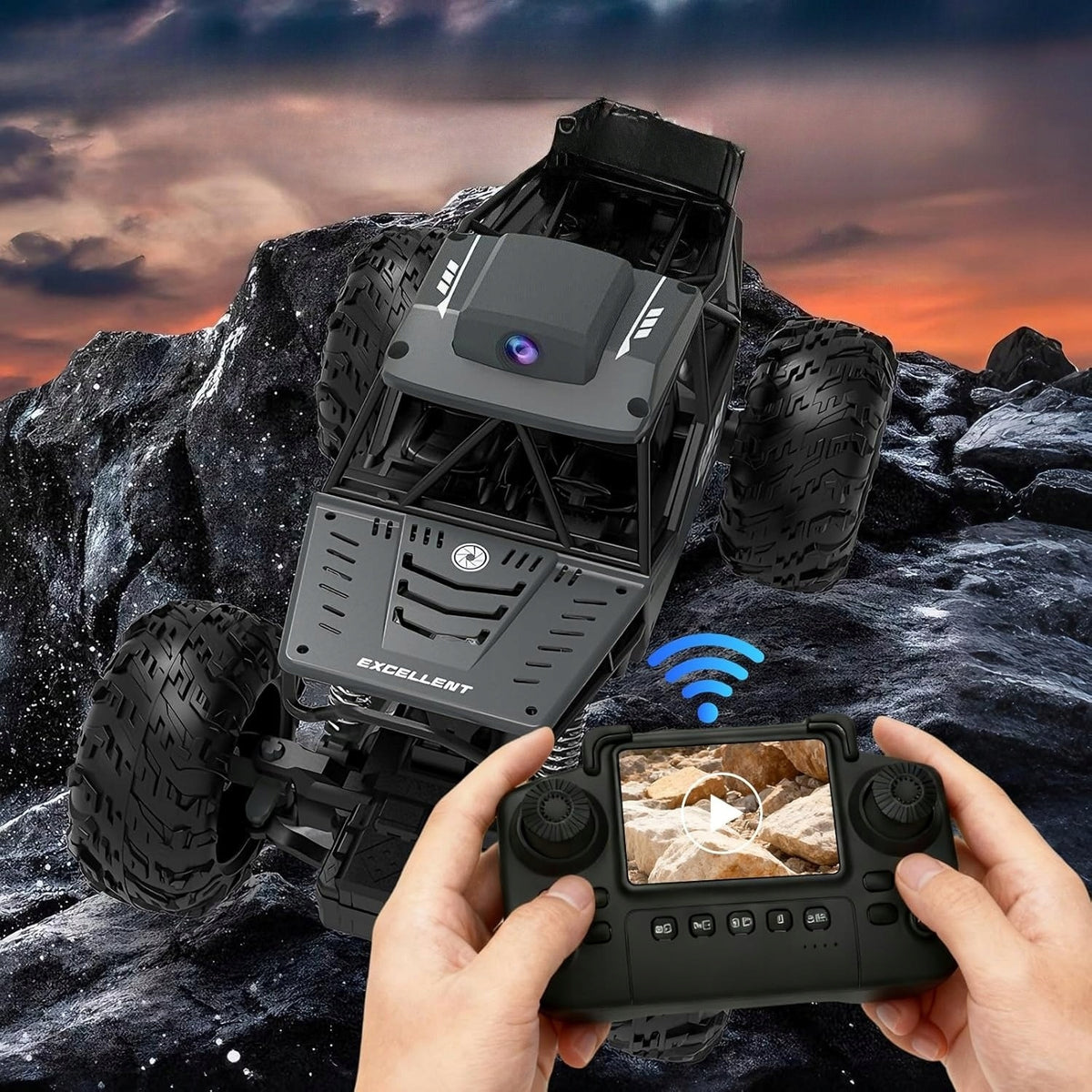 RC Car with FPV camera,2.4GHz,Photo WiFi Real-time Transmission,4GB SD Card Packaging status original