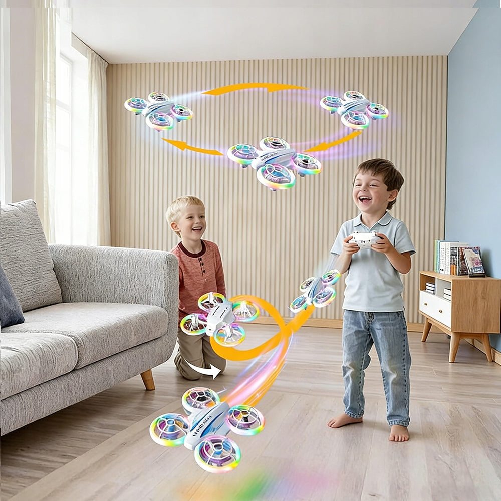 RC DRONE FOR CHILDREN WITH COLORFUL LED LIGHTING AND REMOTE CONTROL Brand no brand