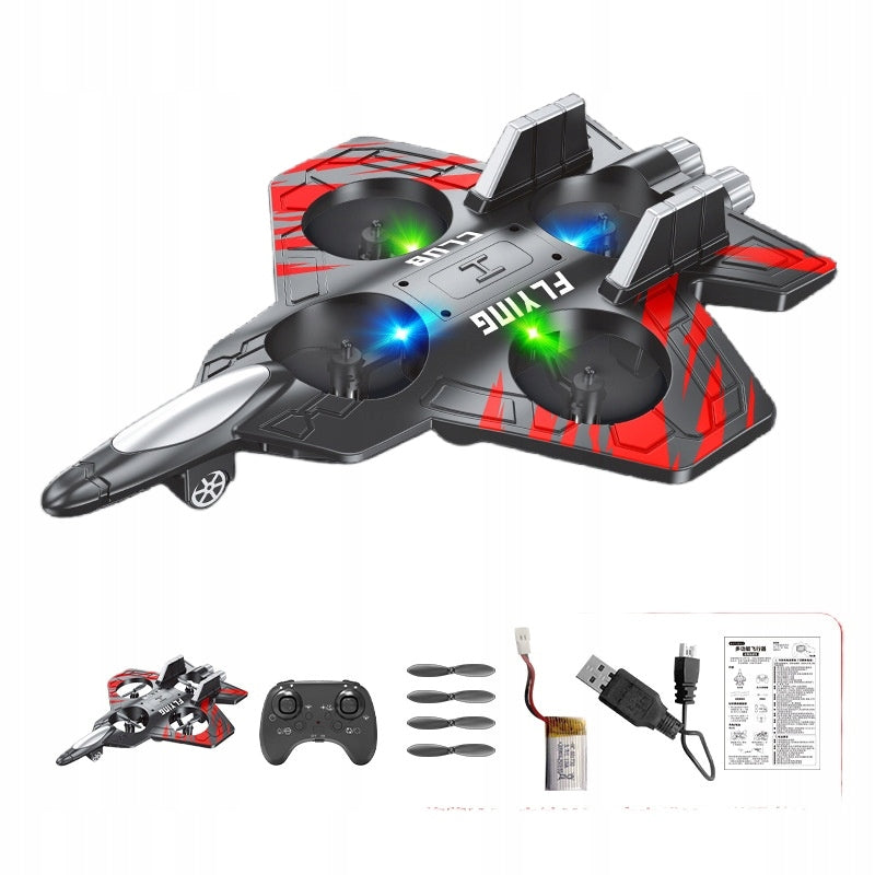 RC airplane, drone, quadcopter hang, flying, airplane model, toy