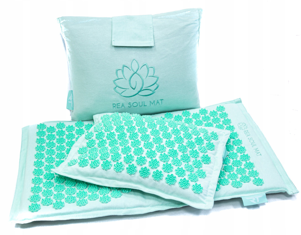 REA SOUL ACUPRESSURE MAT WITH SPIKES + PILLOW