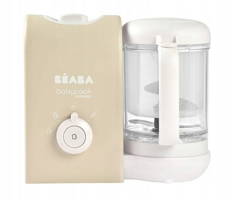READ DESCRIPTION BEABA BABYCOOK EXPRESS MULTIFUNCTION DEVICE 4IN1 CLAY EARTH