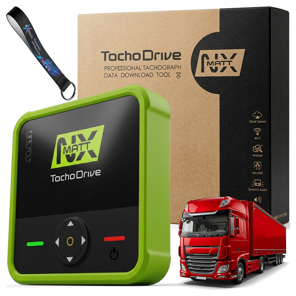 READER OF TACHOGRAPHS AND DRIVER CARDS G2V2 SMART 1 2 TACHODRIVE NX STD+LEAD