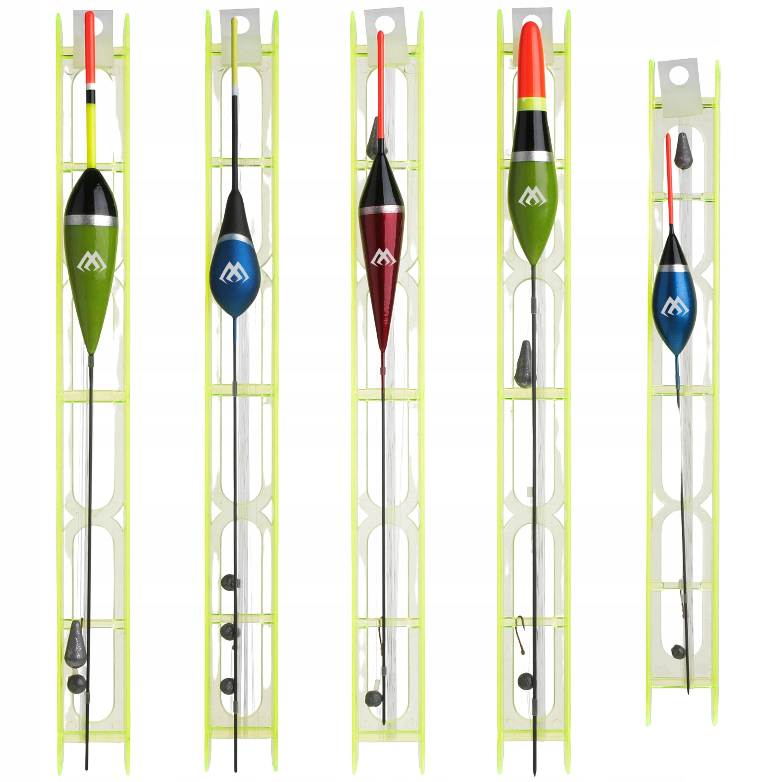 READY-MADE FLOAT SET FOR WHIP FISHING MIKADO float - 5 pcs.