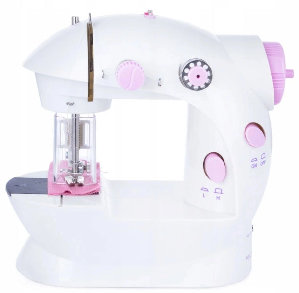 REAL SEWING MACHINE FOR CHILDREN + THREAD NEEDLE COVER FOR CHILD'S DAY Color multicolor