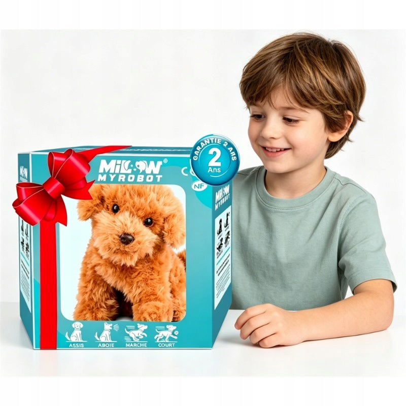REALISTIC ROBOT PUPPY ELECTRIC PLUSH FOR CHILDREN Manufacturer code zhengu