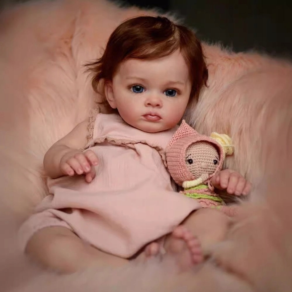 REBORN DOLL LIKE A LIVING BABY GIRL LARGE 60 cm LIKE A REAL