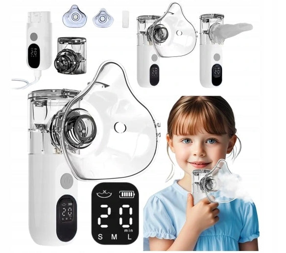 RECHARGEABLE MESH INHALER FOR ADULTS AND CHILDREN QUIET